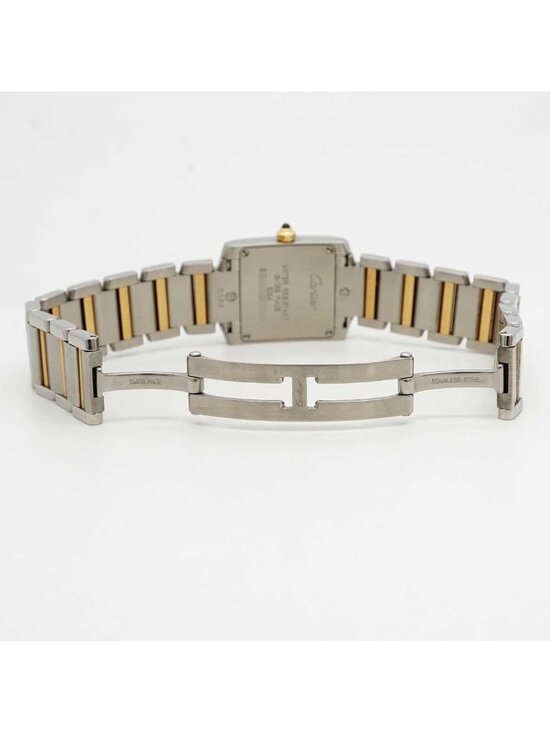 Cartier Tank Francaise SM White Dial Watch main image 6